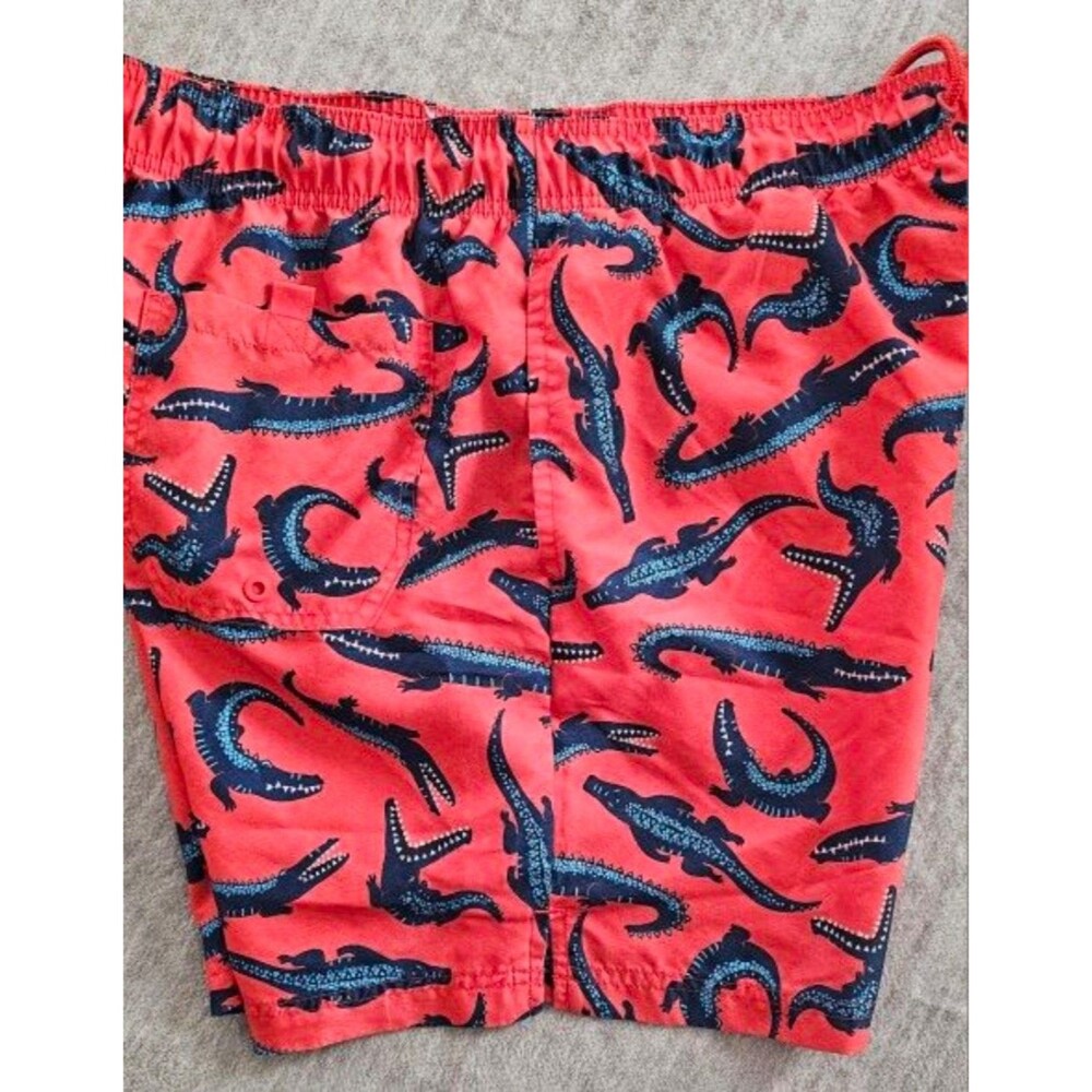 Men's Colorful Bathing Suit With Alligators. -  Size Men's 36/38